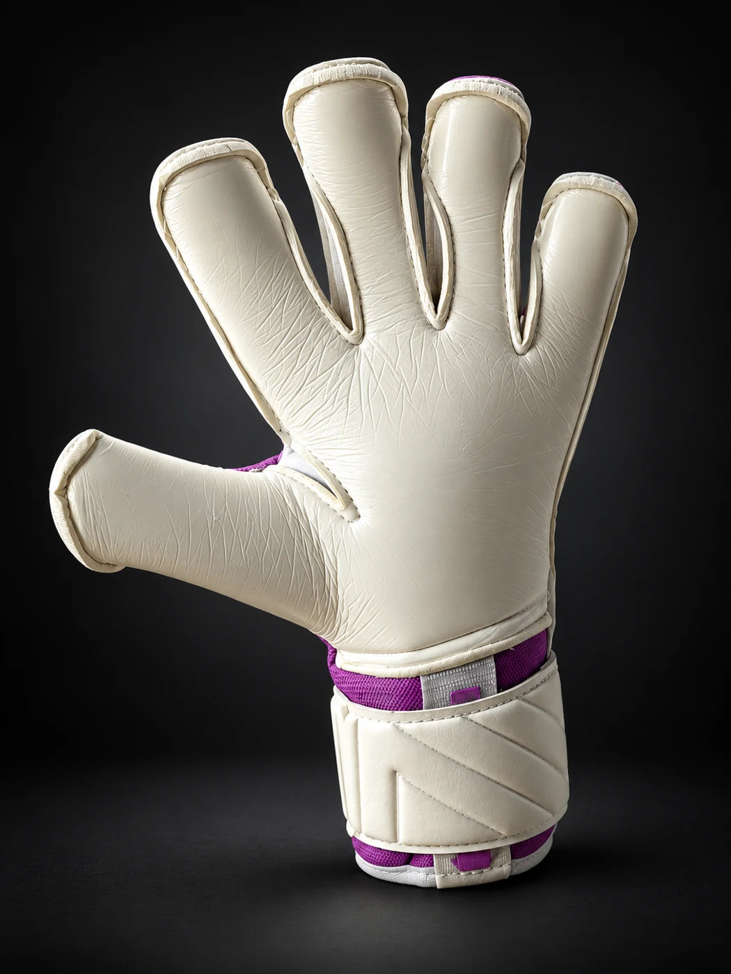 VG Vanguard Purple White goalkeeper gloves, view 2