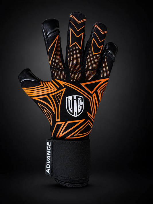 VG Advance Black Orange goalkeeper gloves