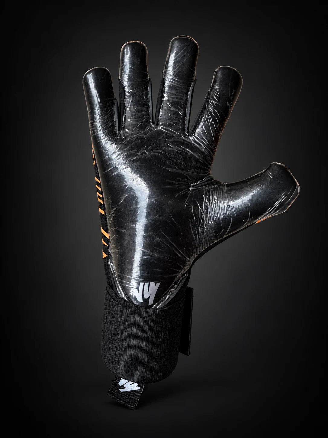 VG Advance Black Orange goalkeeper gloves, view 2