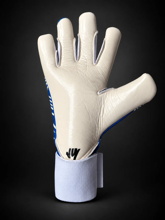 VG Advance Blue White goalkeeper gloves, view 2