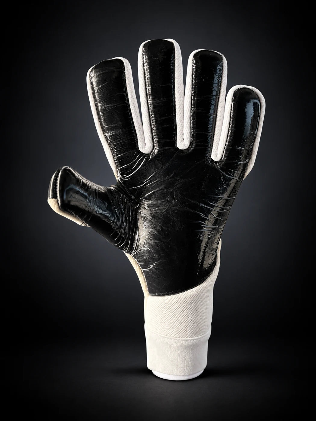 VG Air Evo White Black goalkeeper gloves, view 2