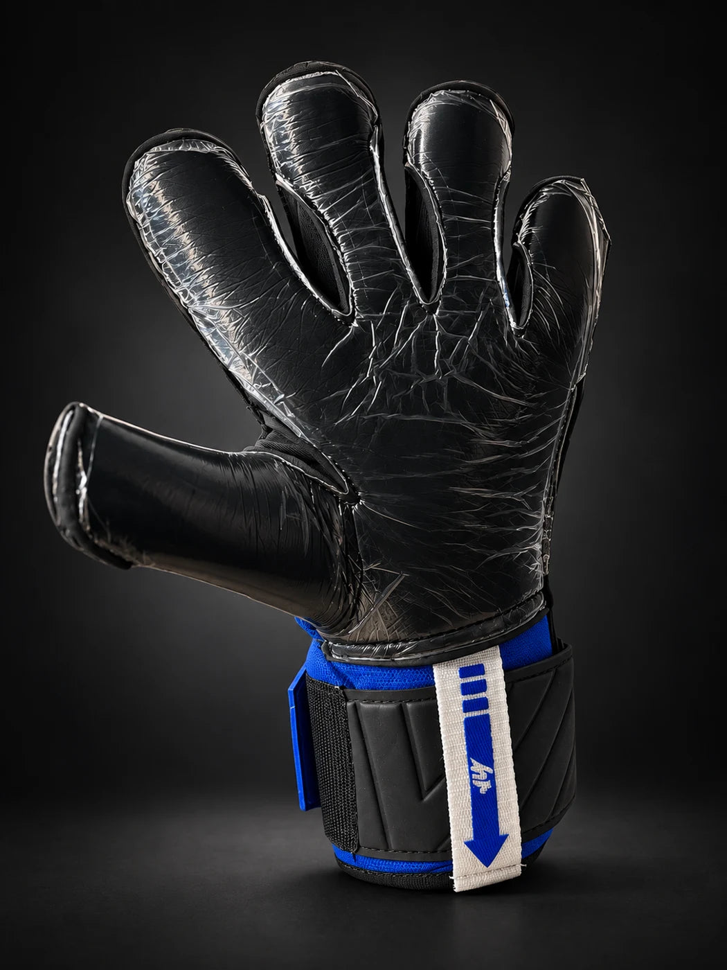 VG Vanguard Blue Black goalkeeper gloves, view 2