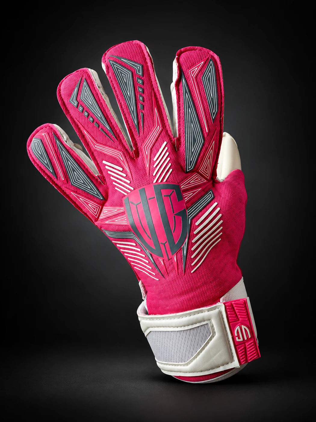 VG Vanguard Pink White goalkeeper gloves