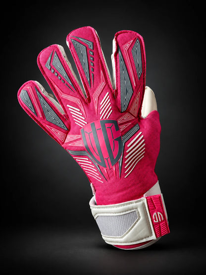 VG Vanguard Pink White goalkeeper gloves